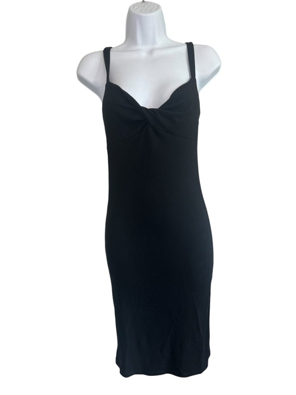 Little Black Dress Forever 21. Ribbed Body Con Midi Dress